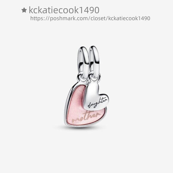 Pandora Splittable Mother & Daughter Dangle Charm - Picture 1 of 7